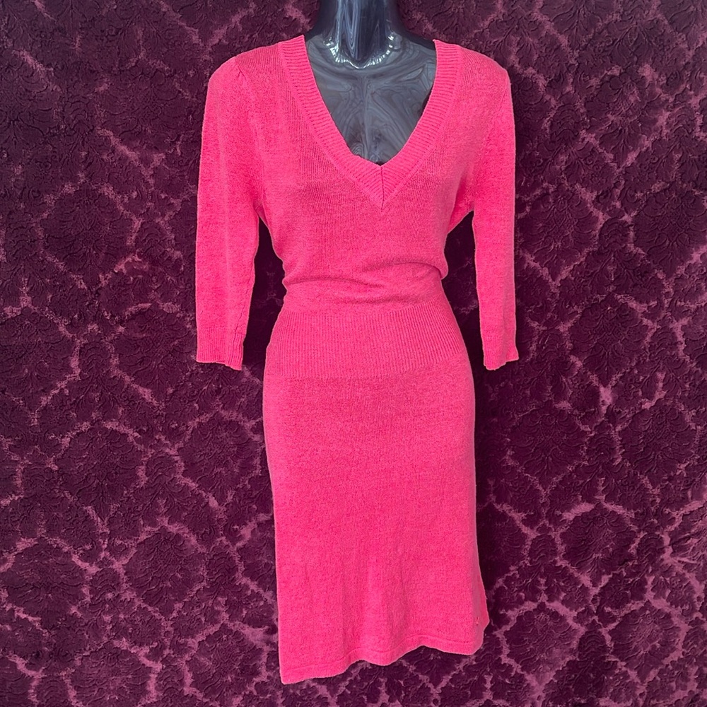 Linen blend dress